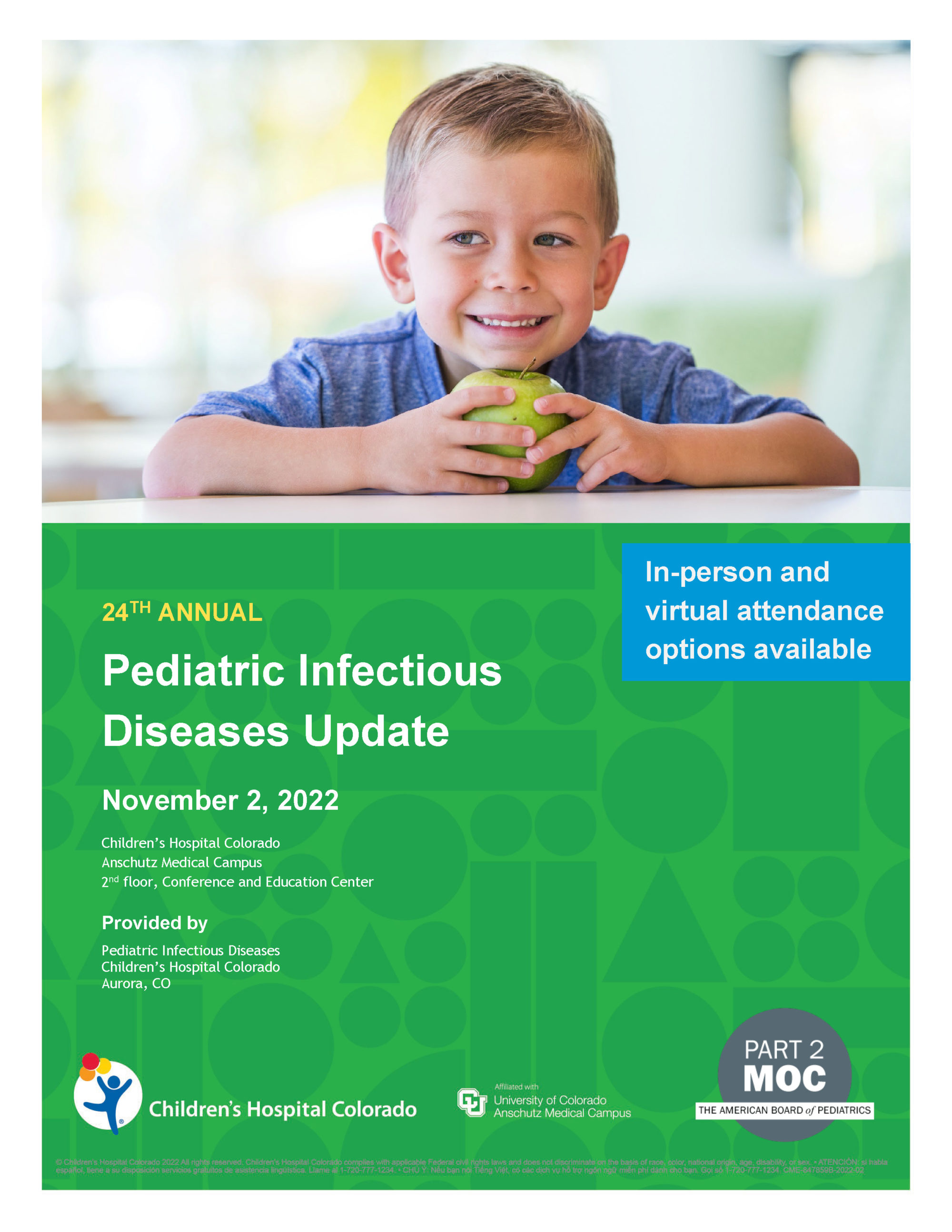 24th Annual Pediatric Infectious Diseases Update – Pediatric Infectious ...